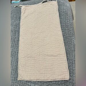 Pottery barn, king size, Pic Stitch, cotton linen sham.